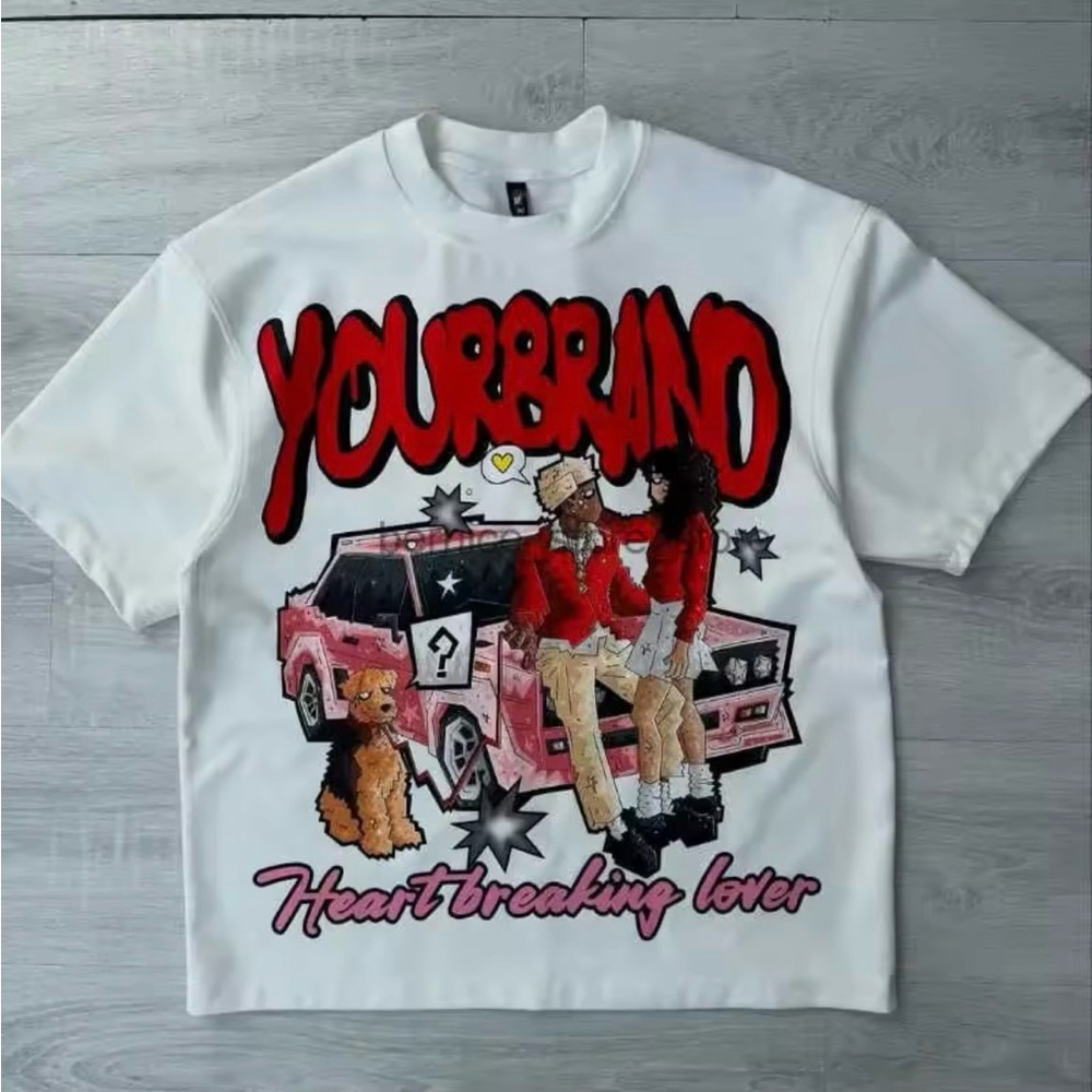 Men/Women White Graphic T-Shirt